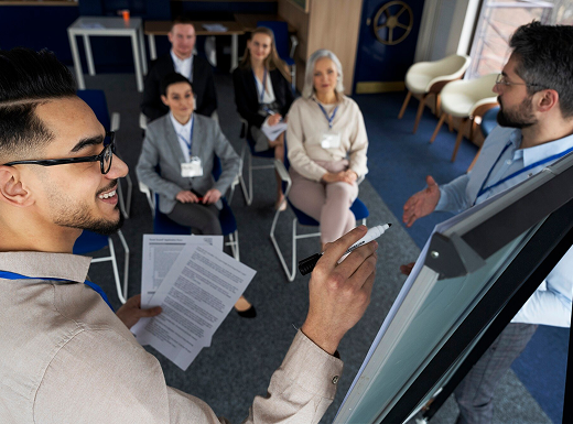 Business training session